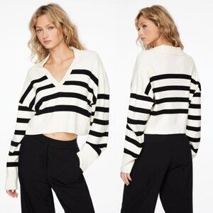NWT Dynamite Cropped Polo Sweater